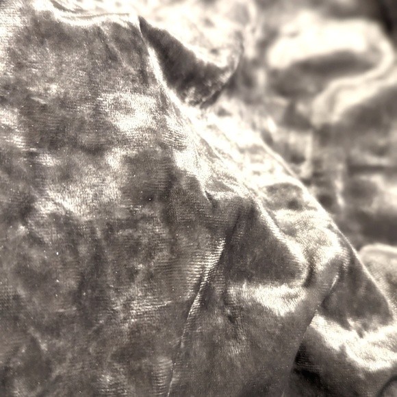 Midnight Velvet NWOT Lucinda Gray Silver Sequin Pull-on Leggings Pants - Picture 7 of 13